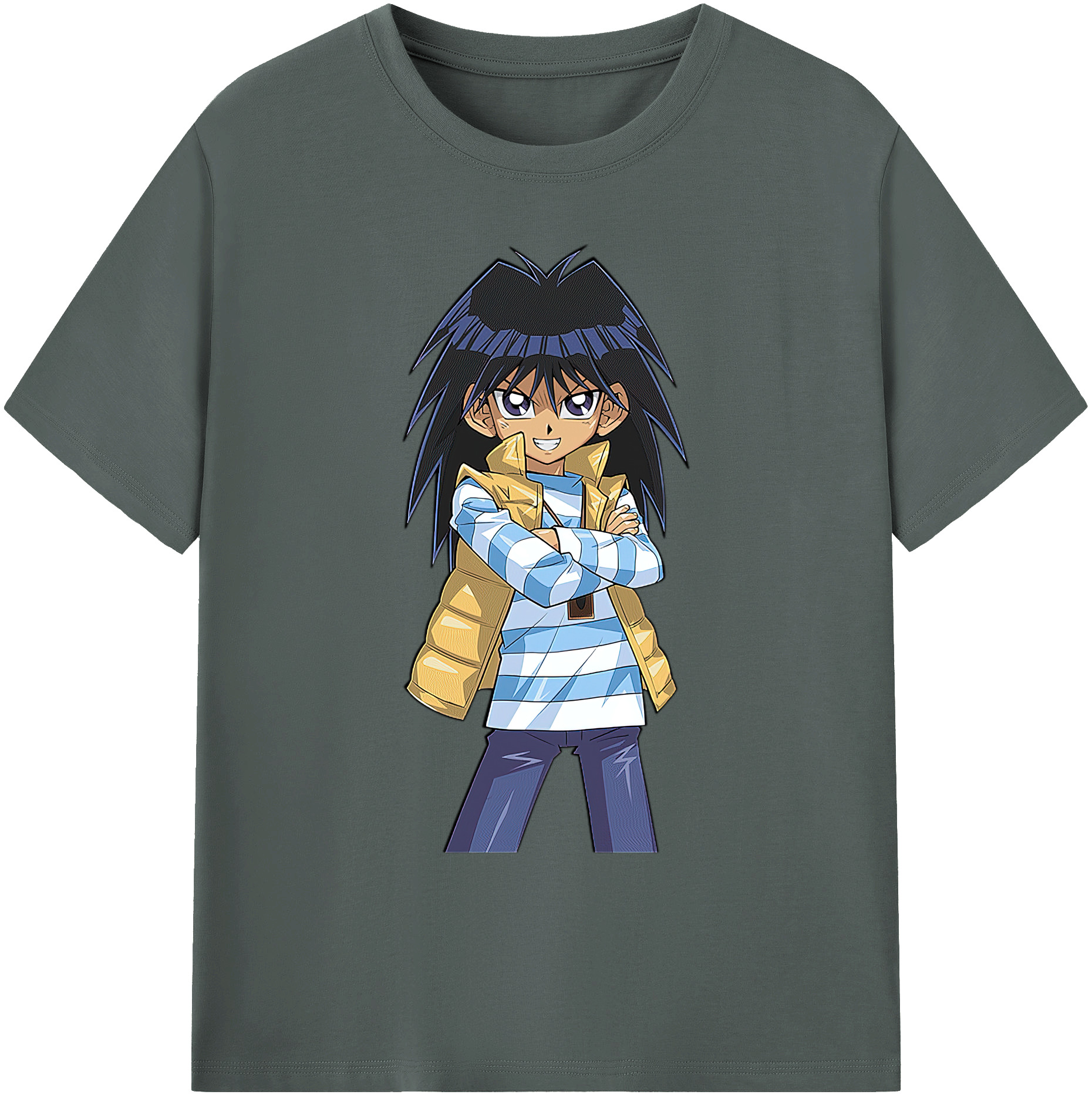 （画像用） 遊☆戯☆王 Yu-Gi-Oh! 綿100％ メンズ半袖Tシャツ｜肌触りやわらか＆通気性